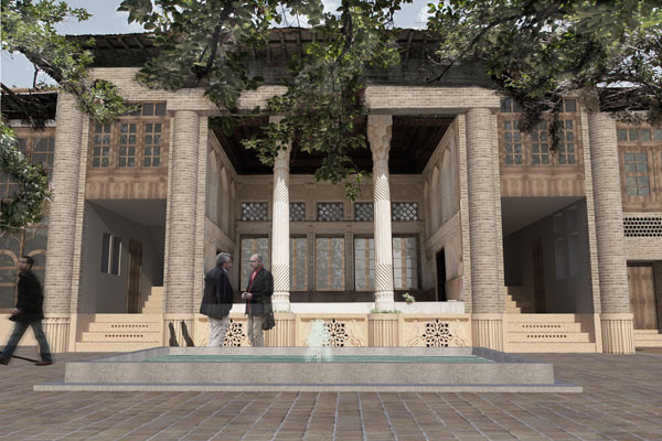 عمارت و باغ ایلخانی شیراز